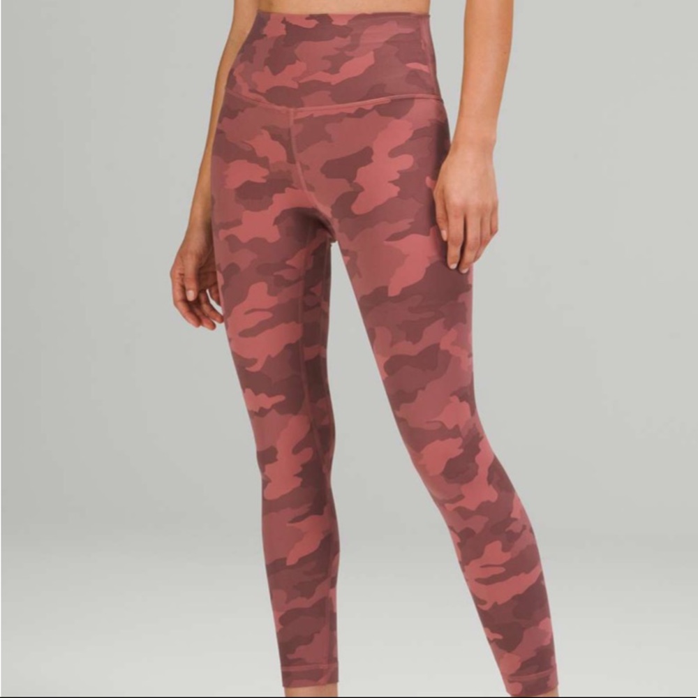 NWOT Lululemon Align Pant 25" CAMO Briar Rose